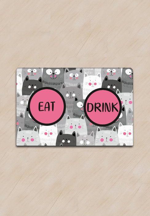 Conceptum Cat's Grey Alfombrilla para Arena Multicolor